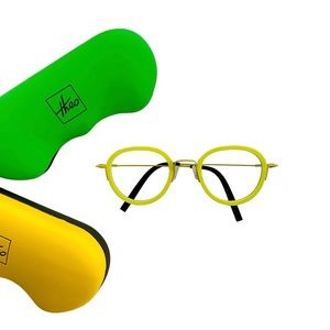 Theo Designer Eyeglasses Citrus Yellow